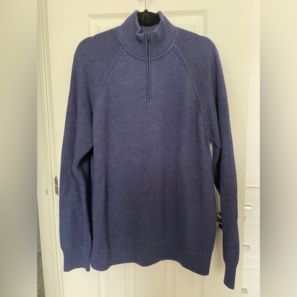 Kit and Ace Chunky Merino Quarterzip - L NEW